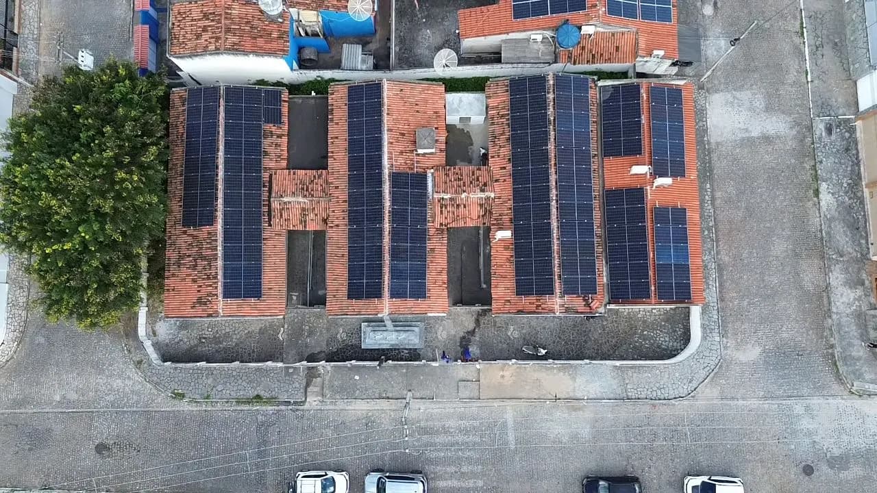 E.M Amália Freire de Pontes – painéis solares instalados, Guarabira – PB