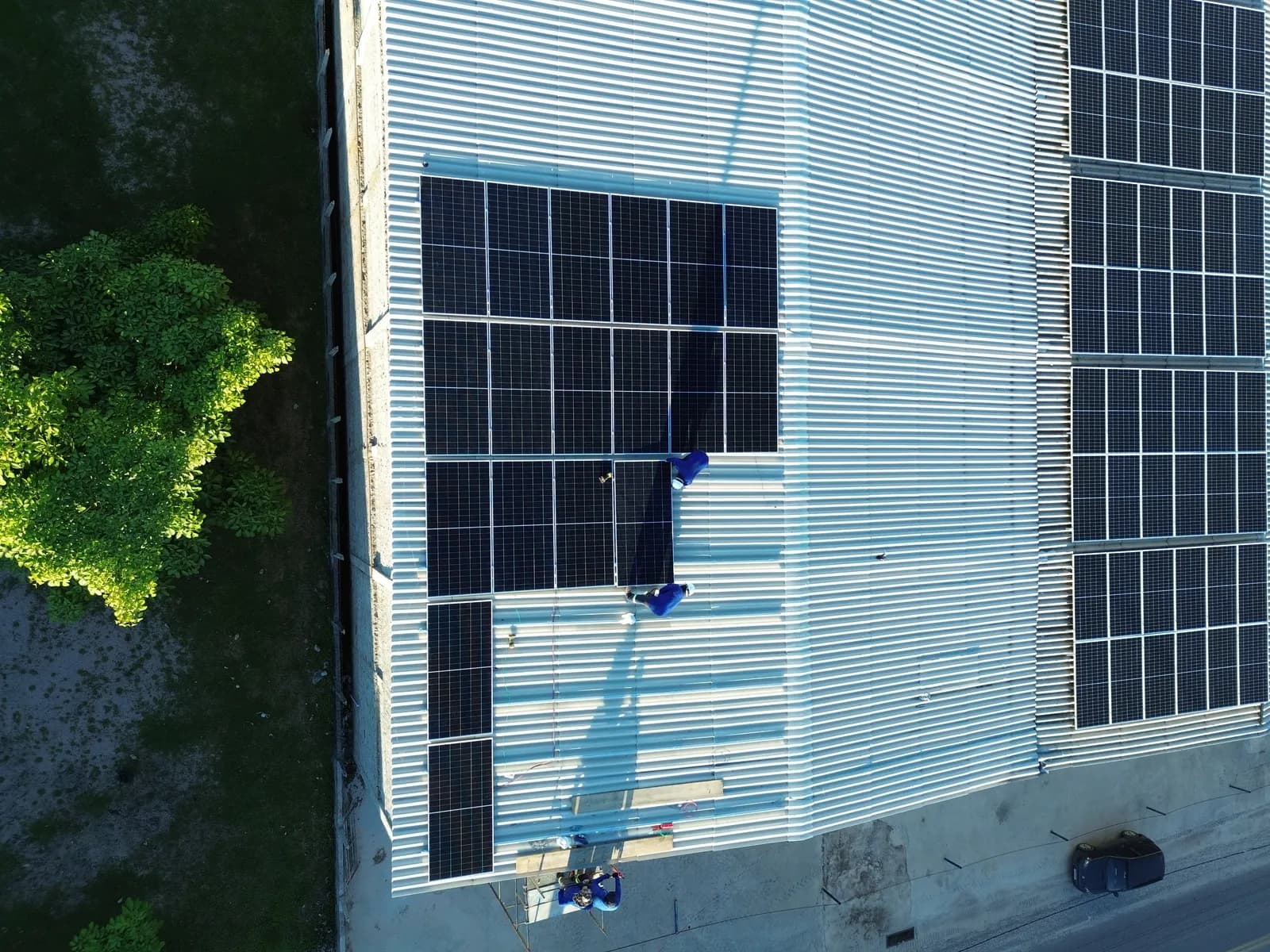 Tamandaré – vista aérea do sistema fotovoltaico, PE